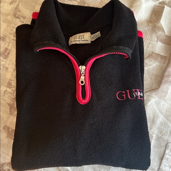 Guess Black and Red Cowl Neck Sweater - Picture 7 of 7